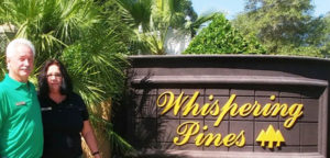 Rich and Valerie, managers at Whispering Pines